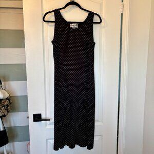 Vintage Ronni Nicole Petite Black Dress Sleeveless
